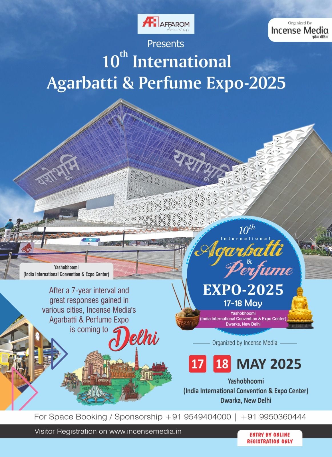 10th International Agarbatti & Perfume Expo-2025 (Delhi)