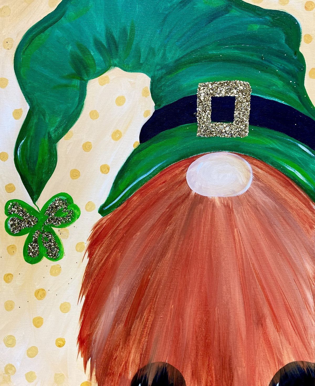 St Patrick's family paint afternoon at Smug Brewing in Pawtucket RI