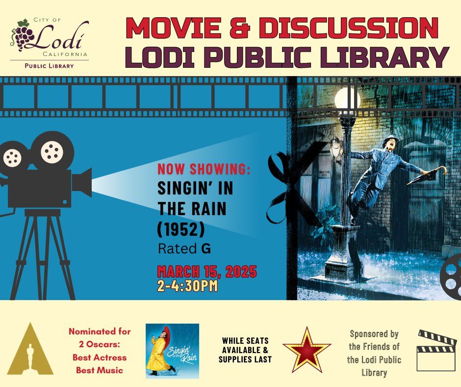 Movie & Discussion: Singin\u2019 in the Rain 