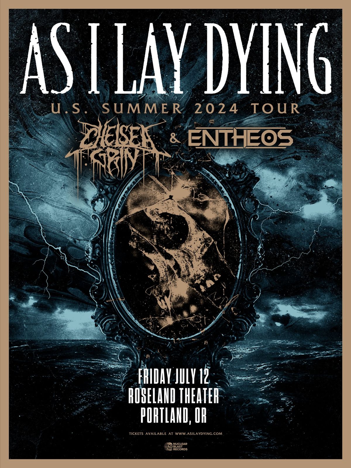As I Lay Dying - US Summer \u201824 Tour - Roseland Theater - Portland, OR