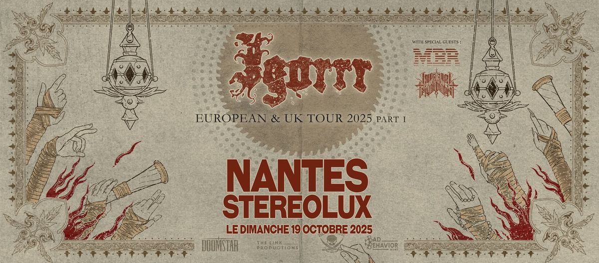 Igorrr en concert au Stereolux (+ Master Boot Record & Imperial Triumphant)