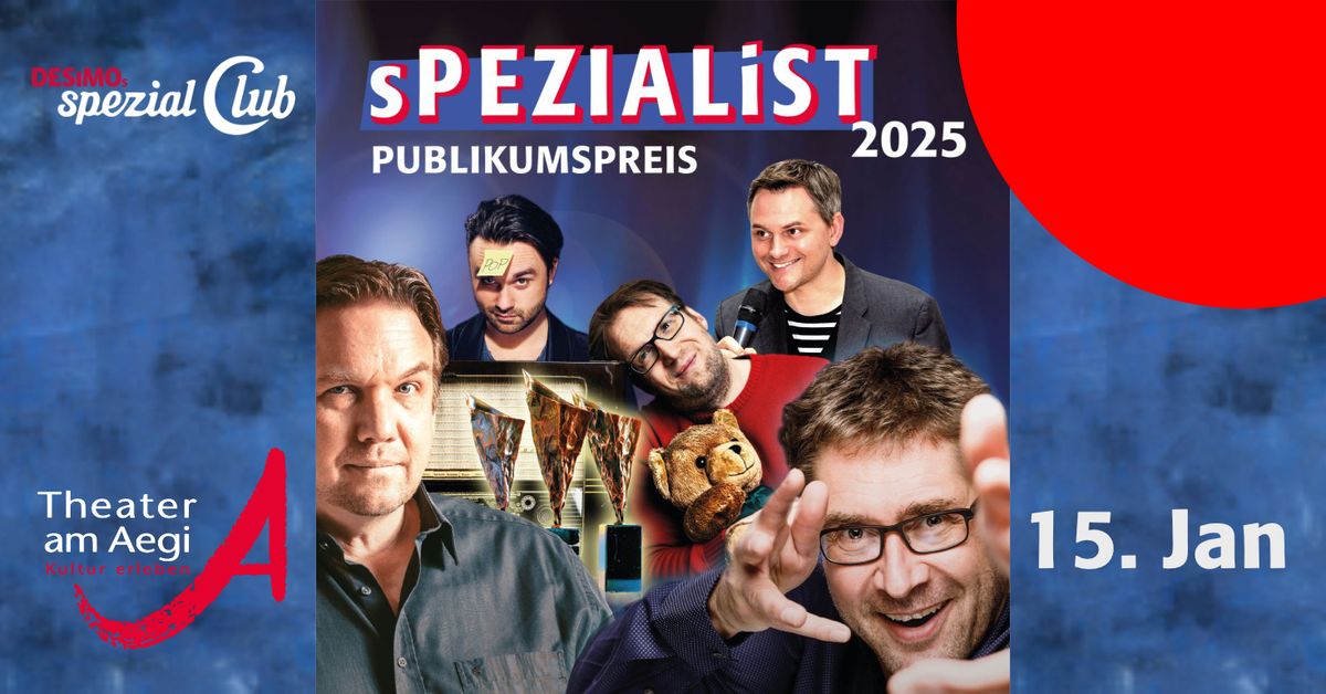 Publikumspreis sPEZIALiST: Die ausgezeichnete Show 2024 im Aegi