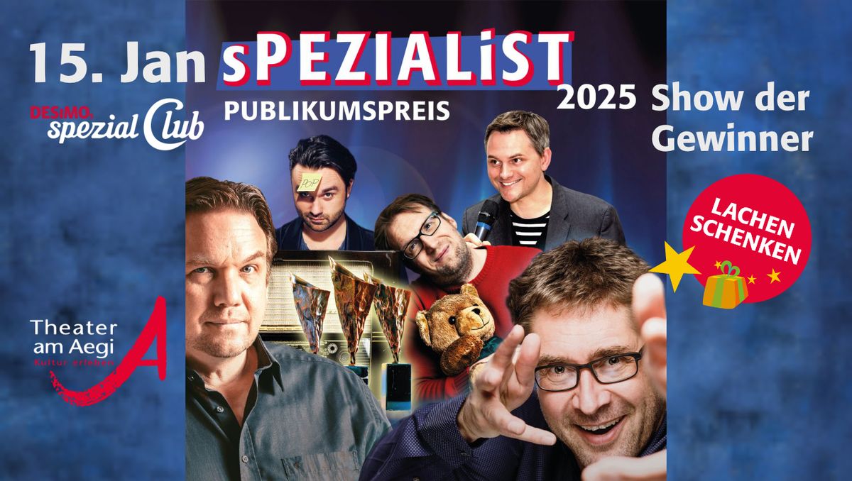 Publikumspreis sPEZIALiST: Die ausgezeichnete Show 2024 im Aegi