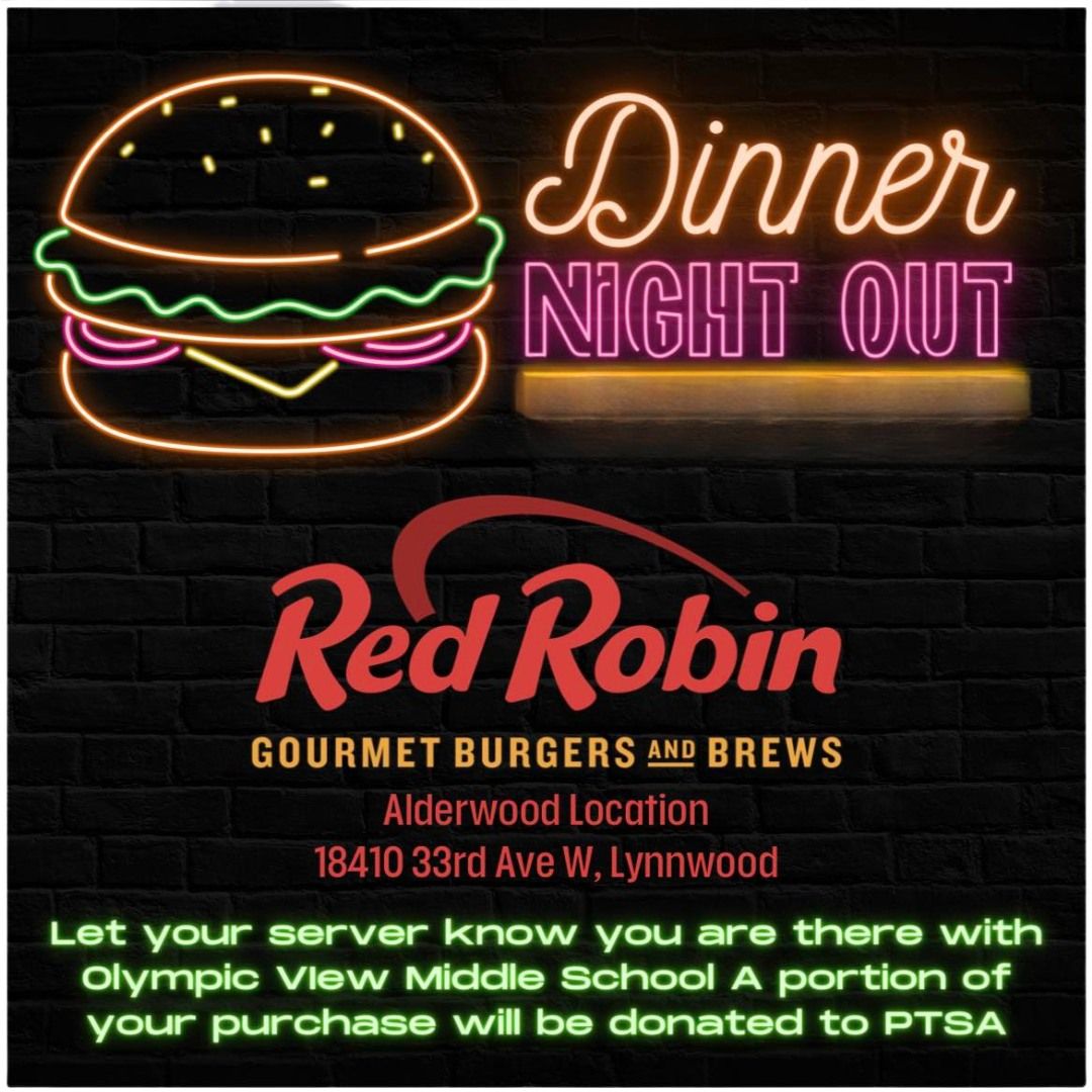 Alderwood Red Robin Dine Out