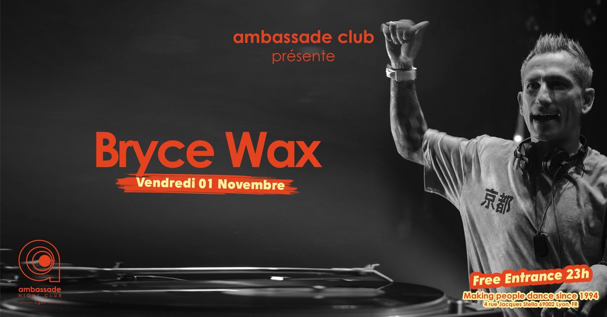 Deep Inside ! Special guest Bryce Wax (Disco House Session)