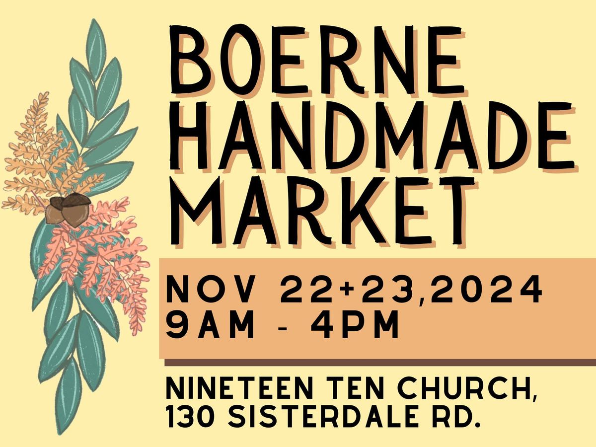 Boerne Handmade Market Fall 2024