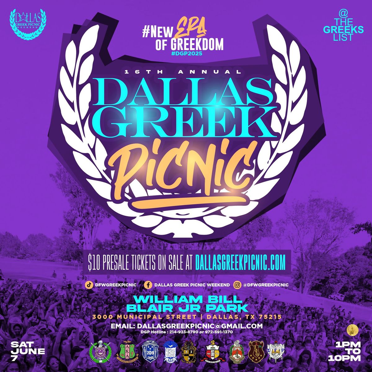 16th Annual Dallas Greek Picnic  2025