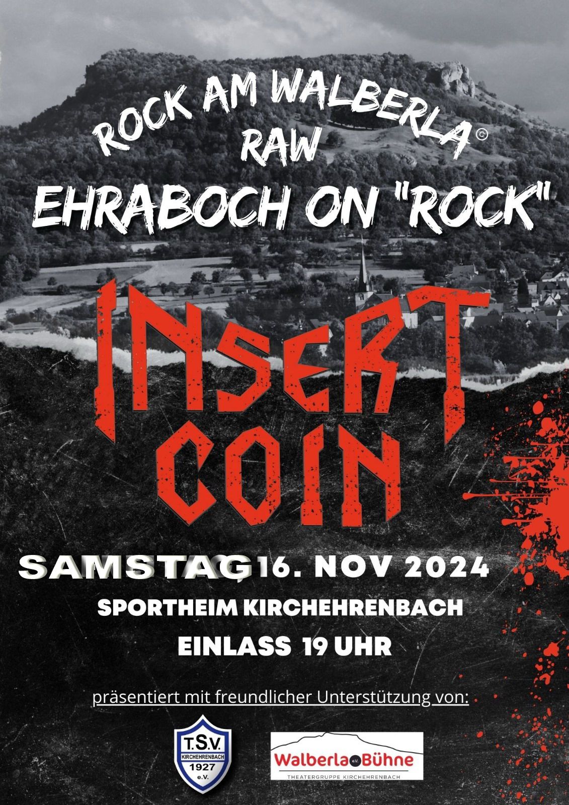 Rock am Walberla mit Insert Coin