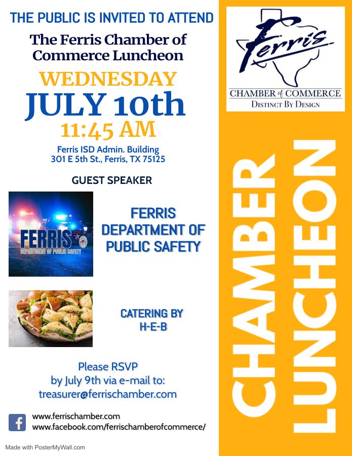 Ferris Chamber of Commerce Luncheon