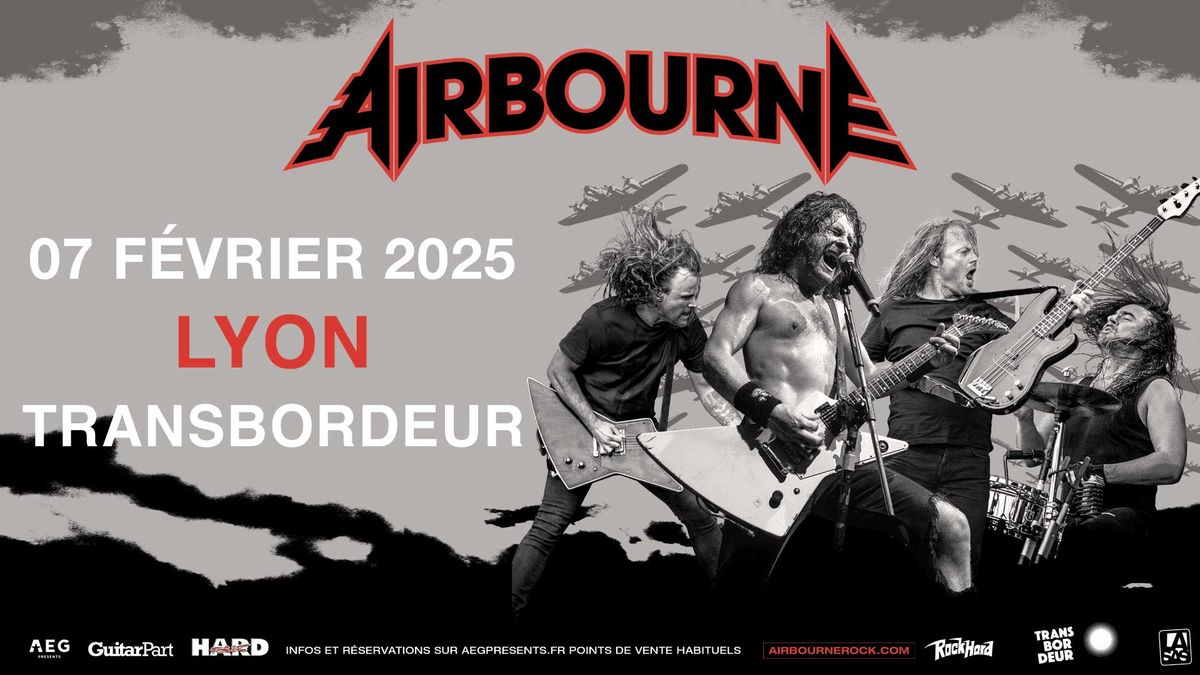 AIRBOURNE en concert \u00e0 Lyon \ud83c\udfb8 