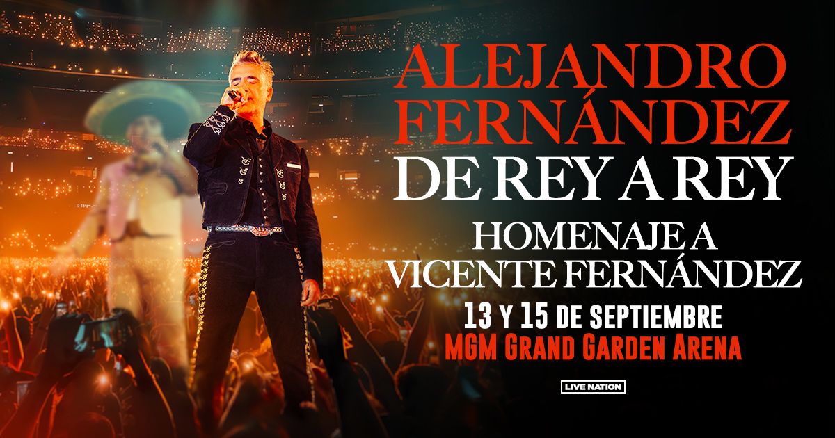 Alejandro Fernandez: Vicente Fern\u00e1ndez Tribute Concert