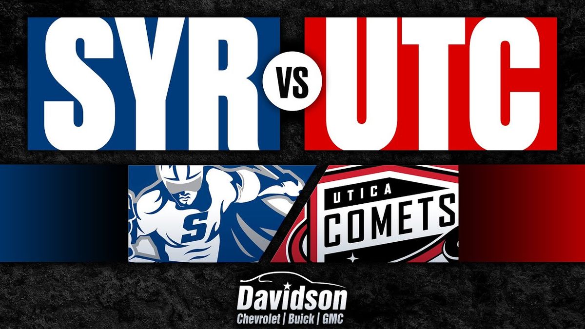 Syracuse Crunch vs. Utica Comets