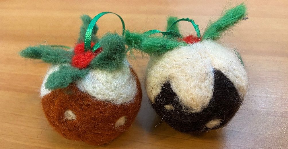 Chat and Craft: Needlefelt Christmas Decorations