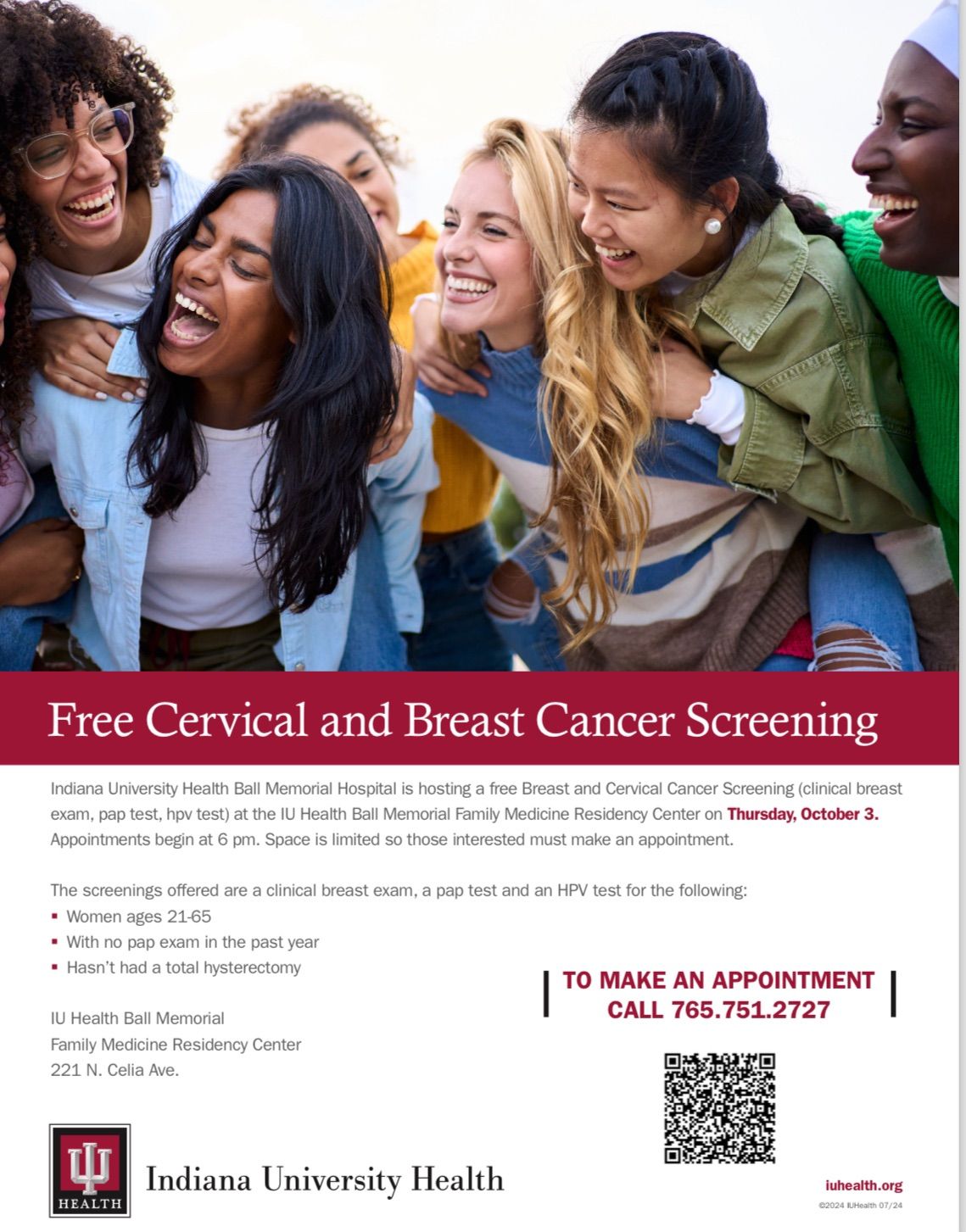 Free Cervical and Breast Cancer Screening