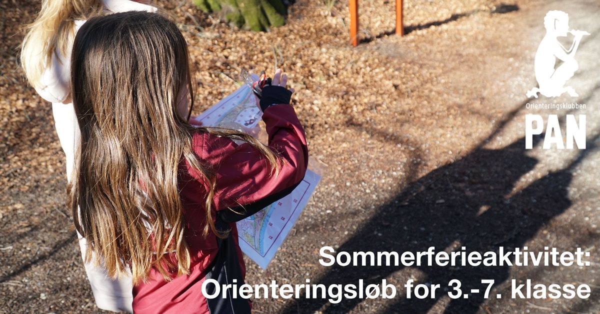 Sommerferieaktivitet: Orienteringsl\u00f8b for b\u00f8rn i 3.-7. klasse