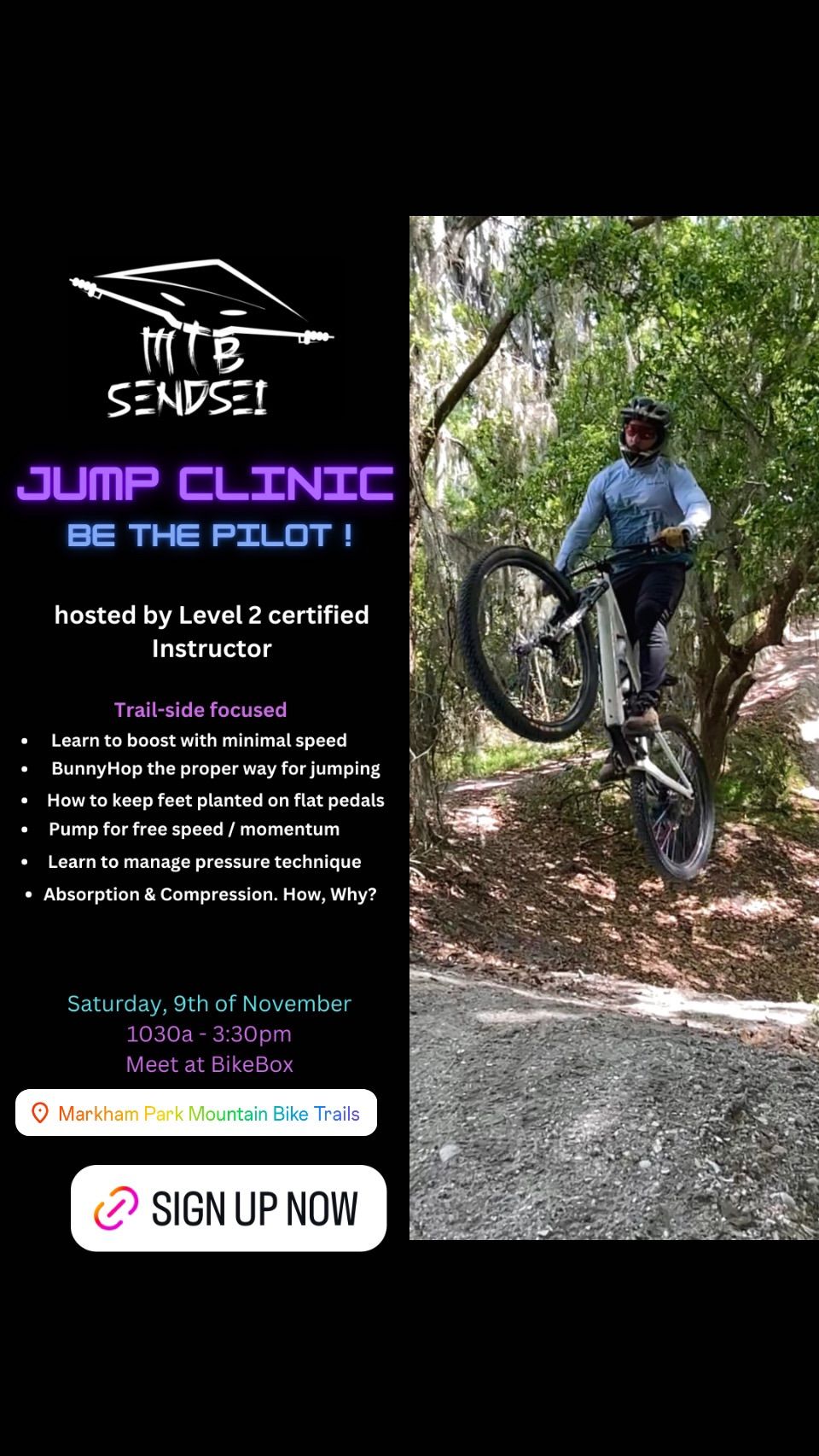 Jump Clinic | Markham Park