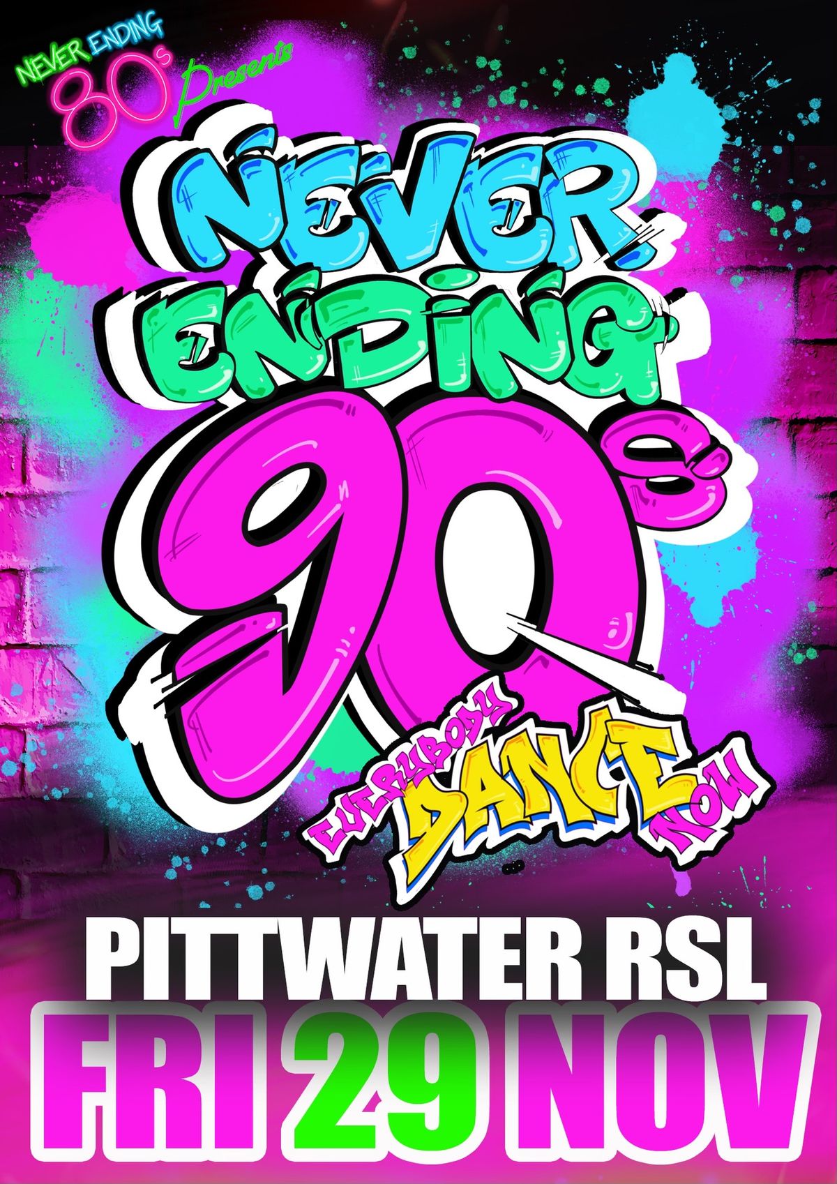 Never Ending 90s Party - Pittwater RSL 