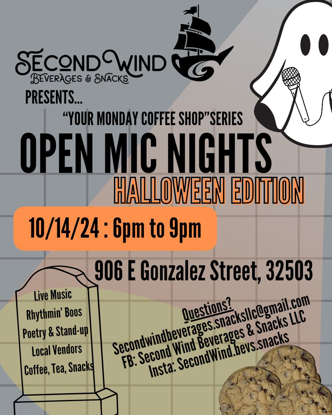 QUAD SQUAD: OPEN MIC NIGHT - HALLOWEEN EDITION