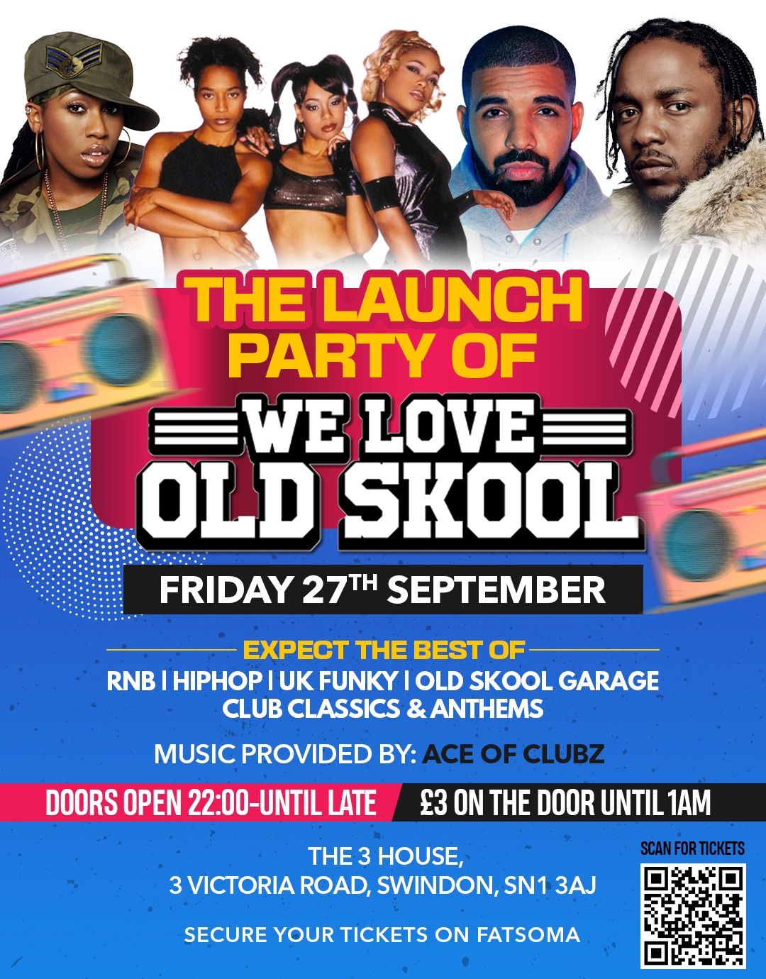 WE LOVE OLD SKOOL LAUNCH AT THE 3HOUSE