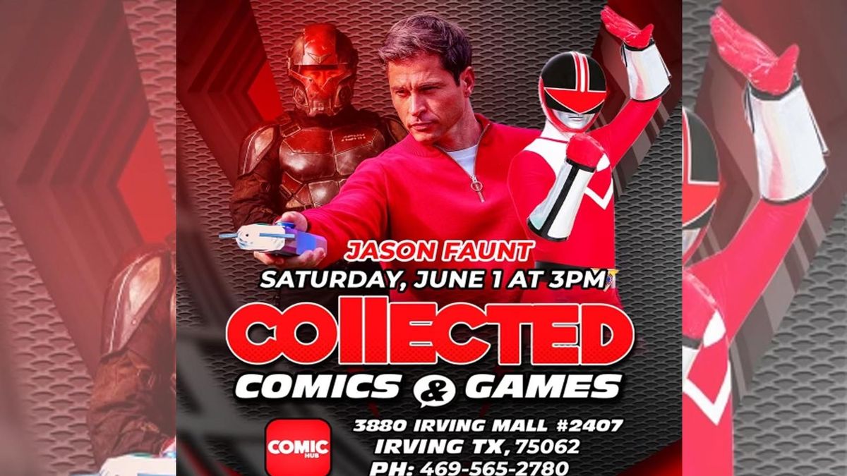 Meet Jason Faunt, Red Power Ranger!