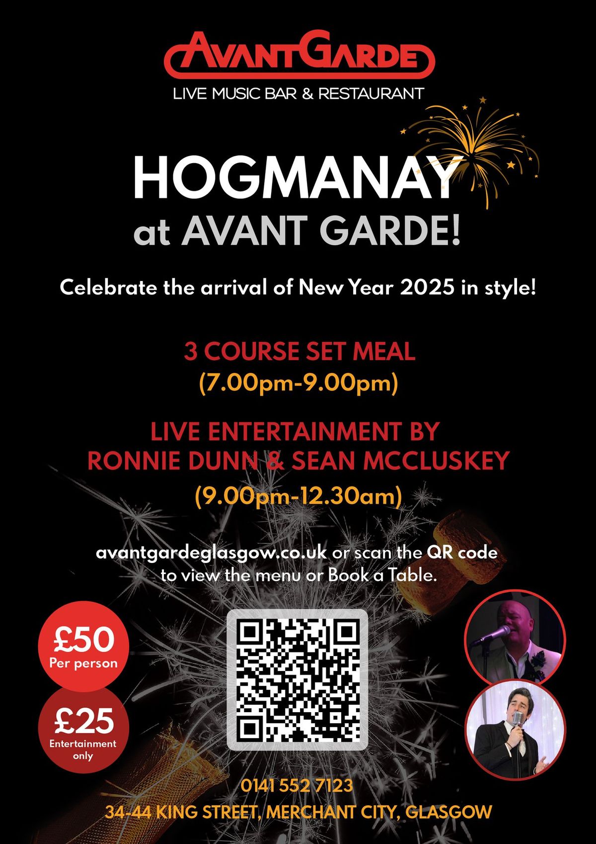 Hogmanay at Avant Garde