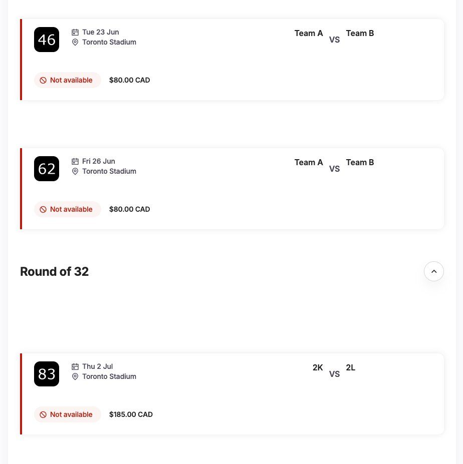 World Cup 26: Group I - Match 62