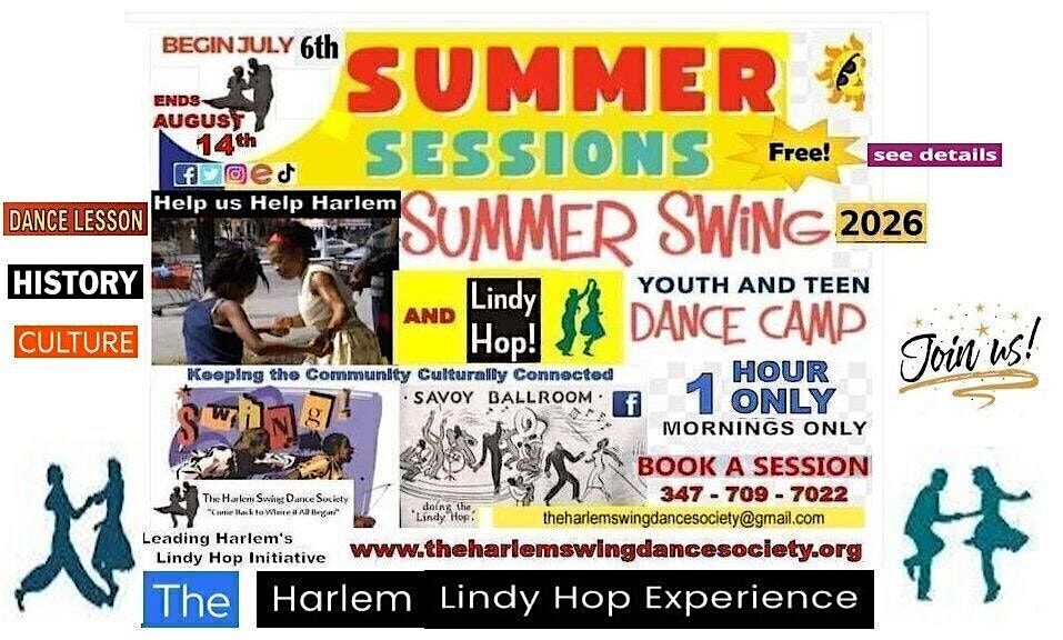 Summer 2026: The Harlem Lindy Hop Experience! July Week 4