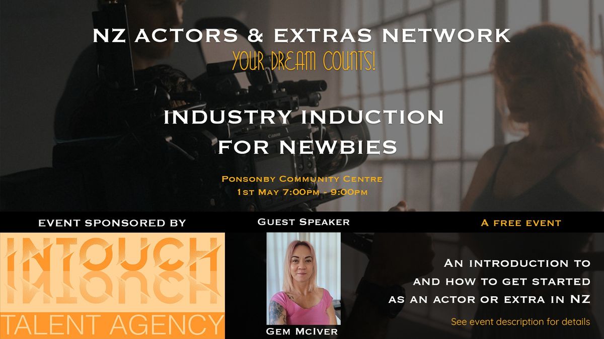 A Career In Acting - An Introduction & Induction for Newbies