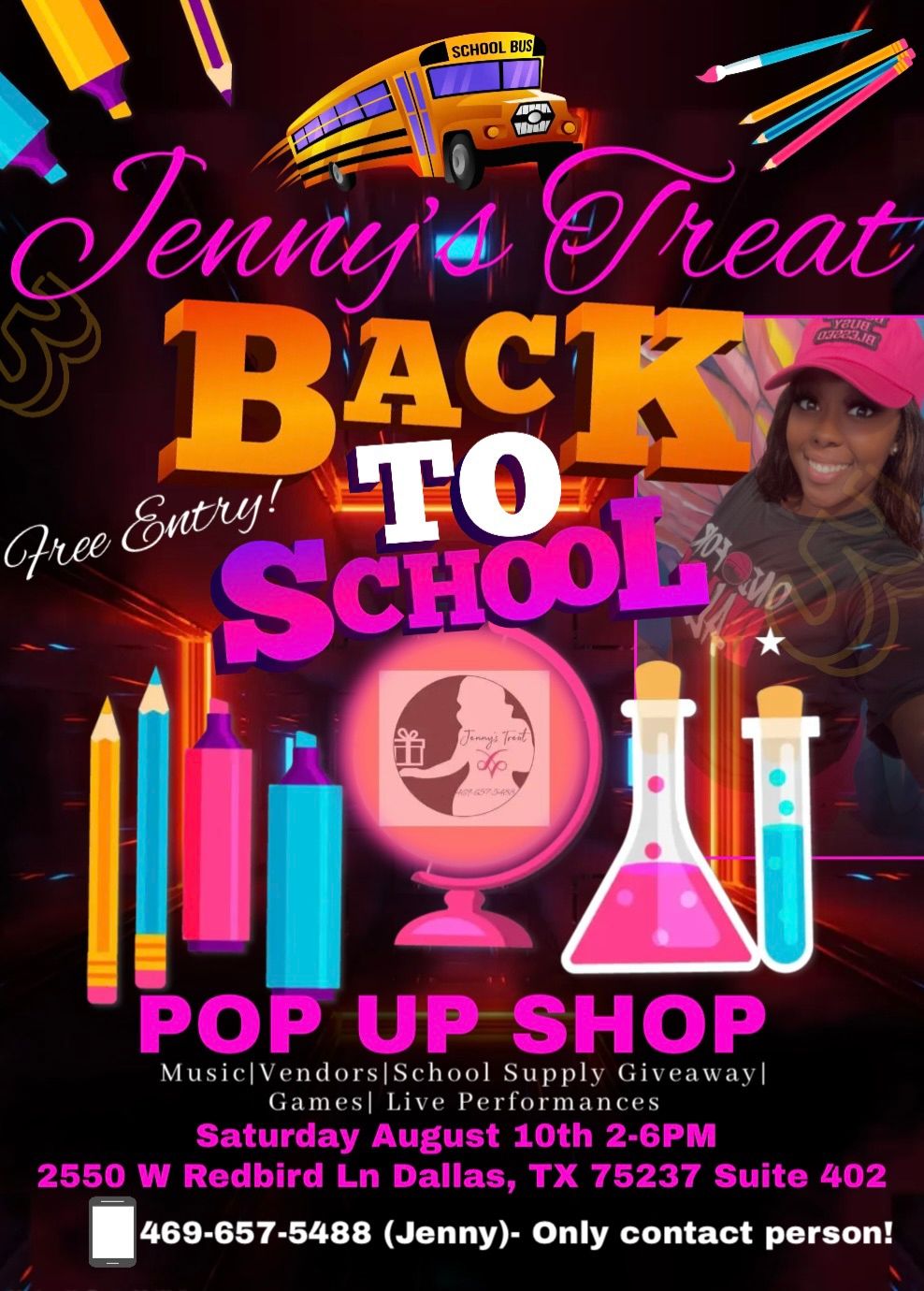 Back To School Pop Up Shop\/ School Supply Giveaway!