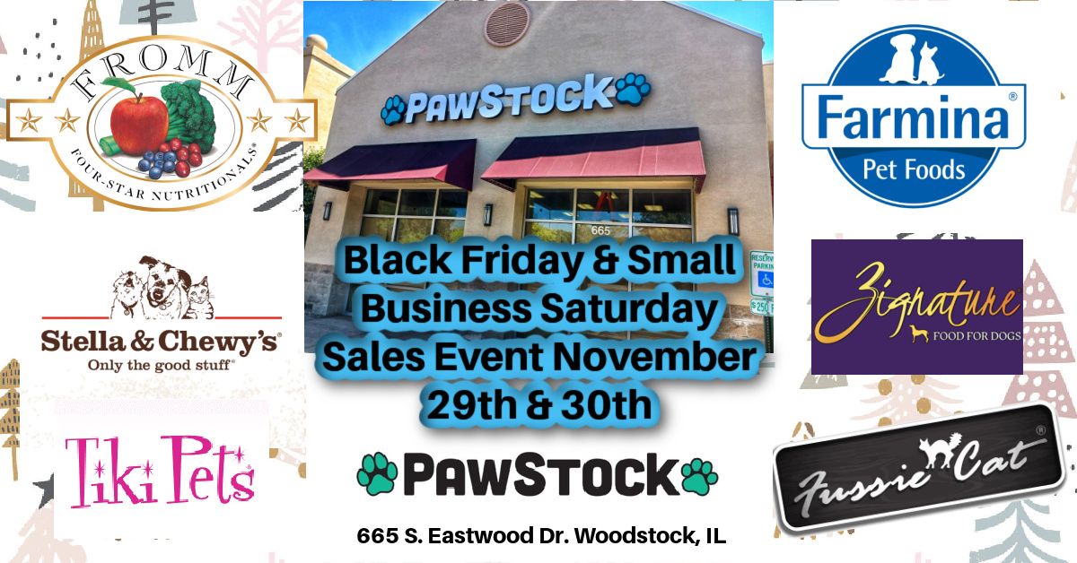 Pawstock Black Friday\/ Small Business Saturday Sales Event