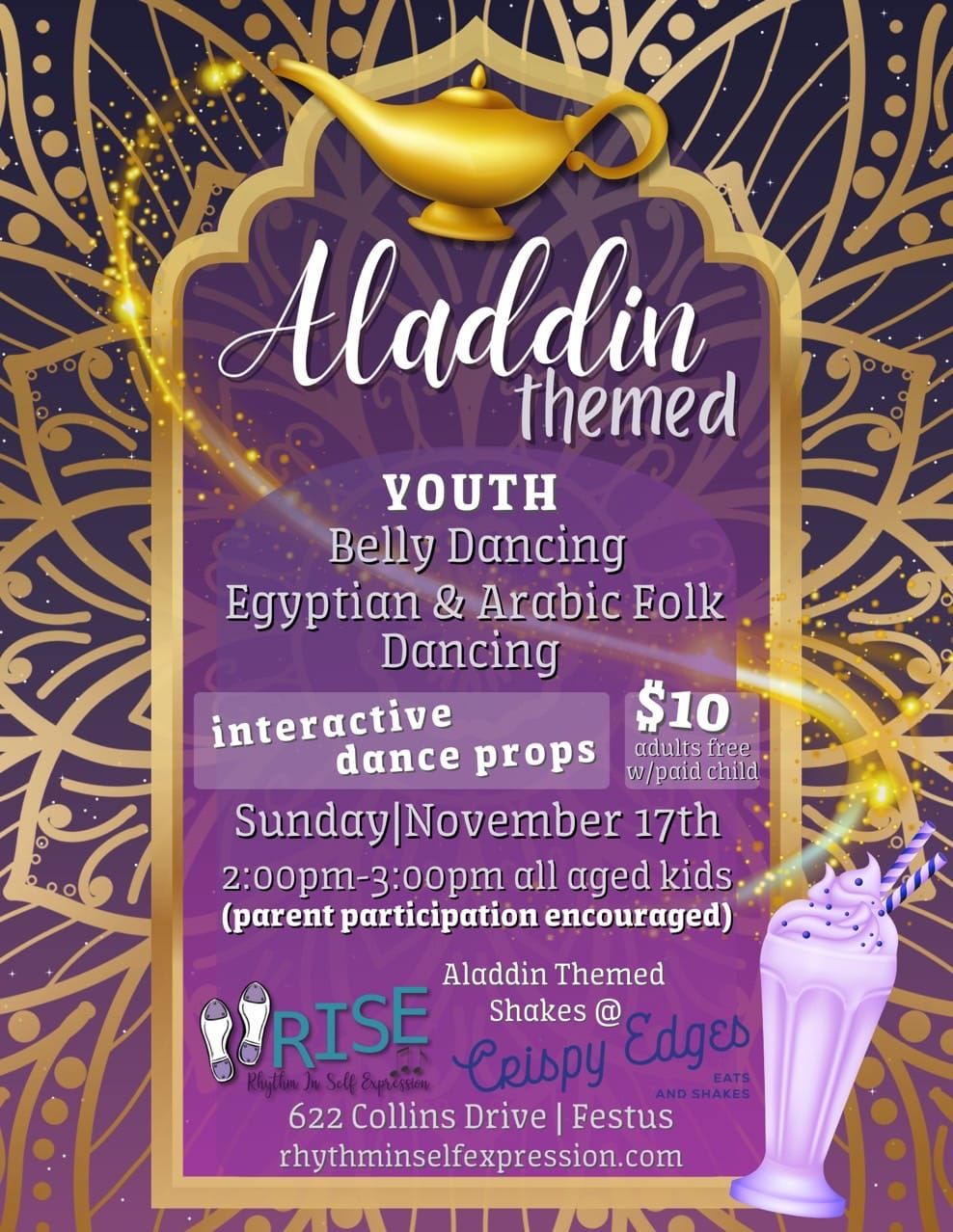 Aladdin Themed Belly Dancing Event