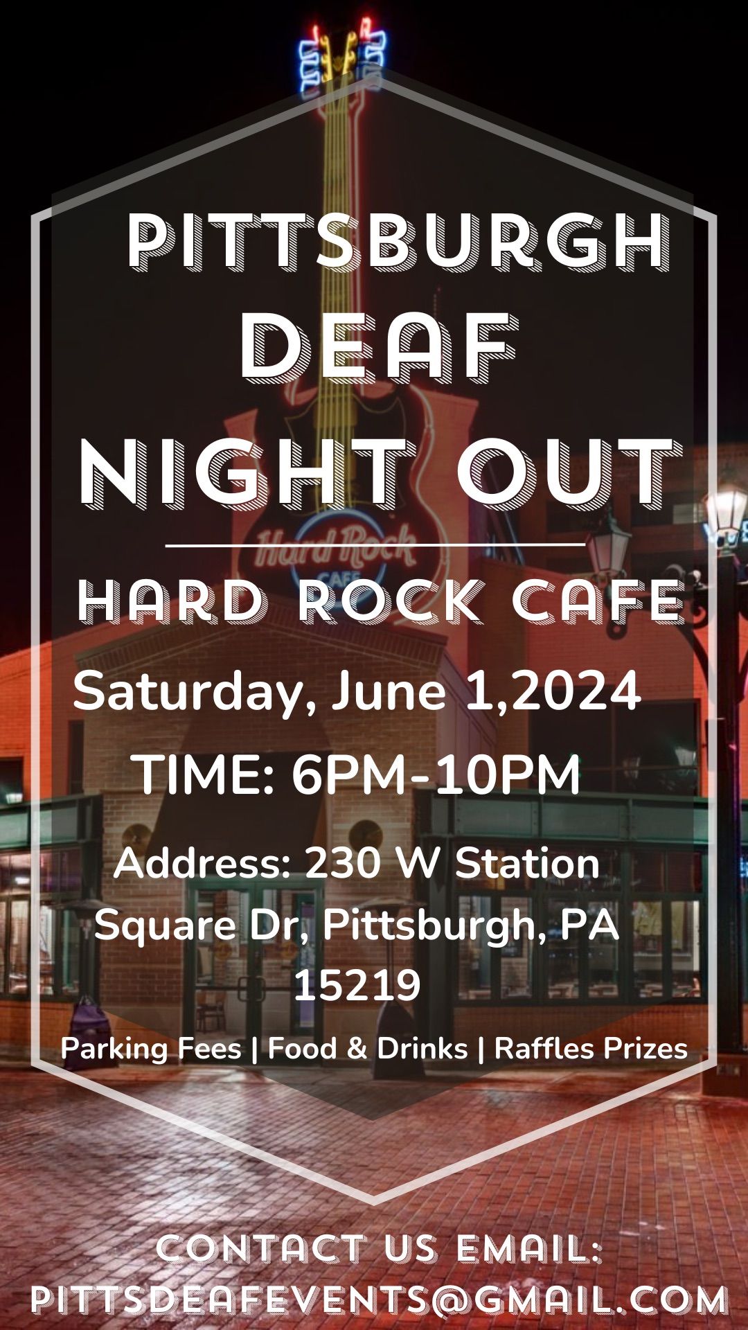 Pittsburgh Deaf Night Out Hard Rock Cafe 