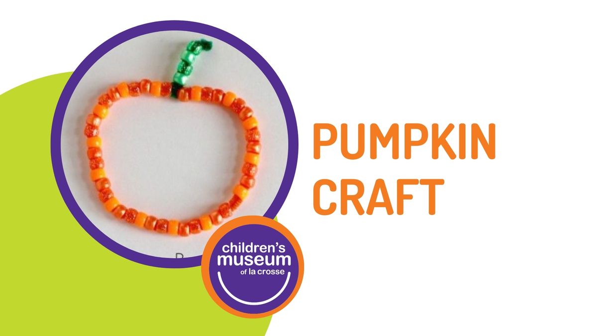 Pumpkin Pipe Cleaner Craft at The Museum