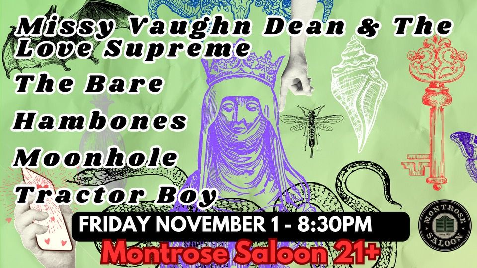 Missy Vaughn-Dean & The Love Supreme\/The Bare Hambones\/Moonhole\/Tractor Boy @ Montrose Saloon