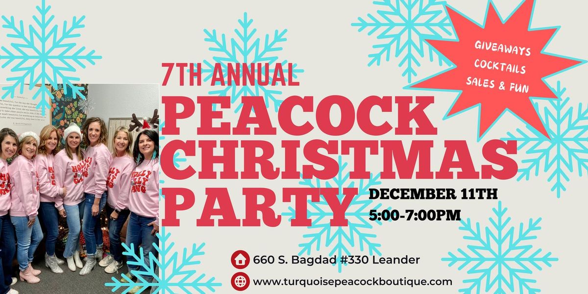 7th Annual Peacock Christmas Party