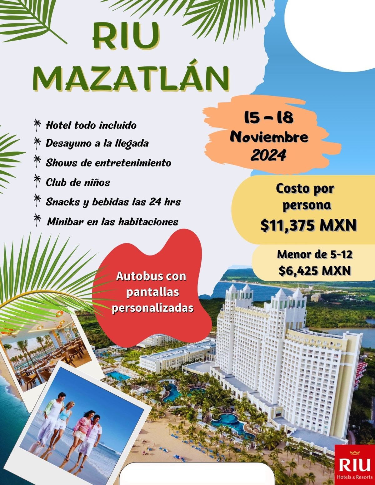 Riu Mazatl\u00e1n todo incluido