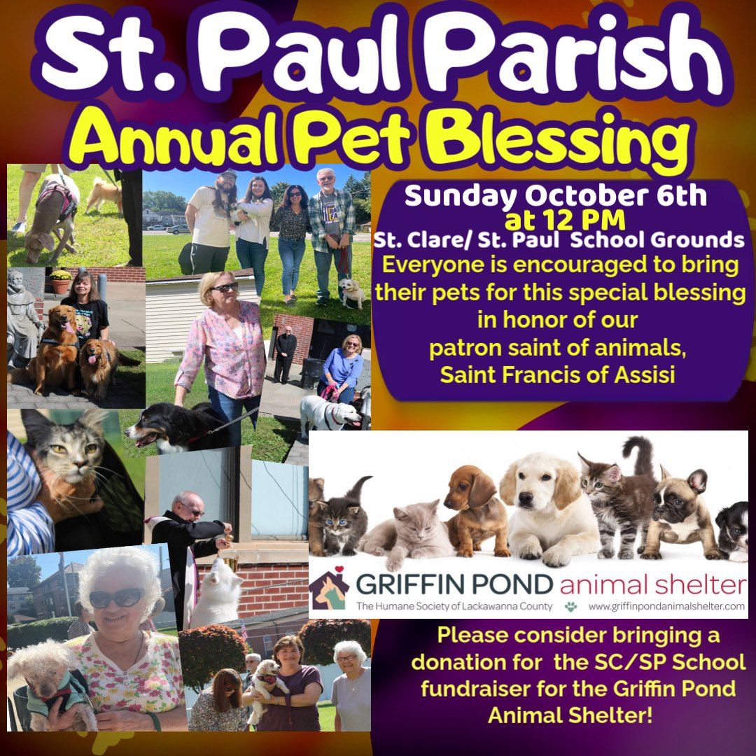 St. Paul Parish Annual Pet Blessing