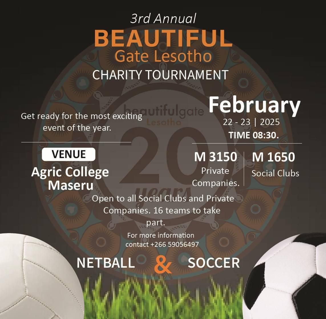 Annual BGL Charity Tournament 