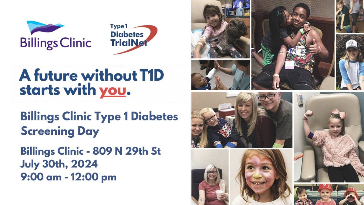 Billings Clinic Type 1 Diabetes Screening Day