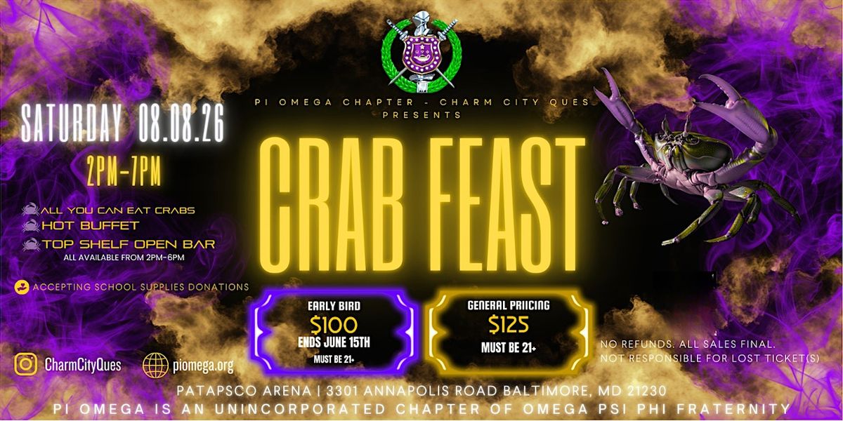 Pi Omega Annual Crab Feast