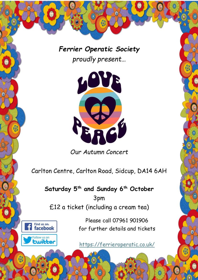 Ferrier Autumn Concert - Love and Peace