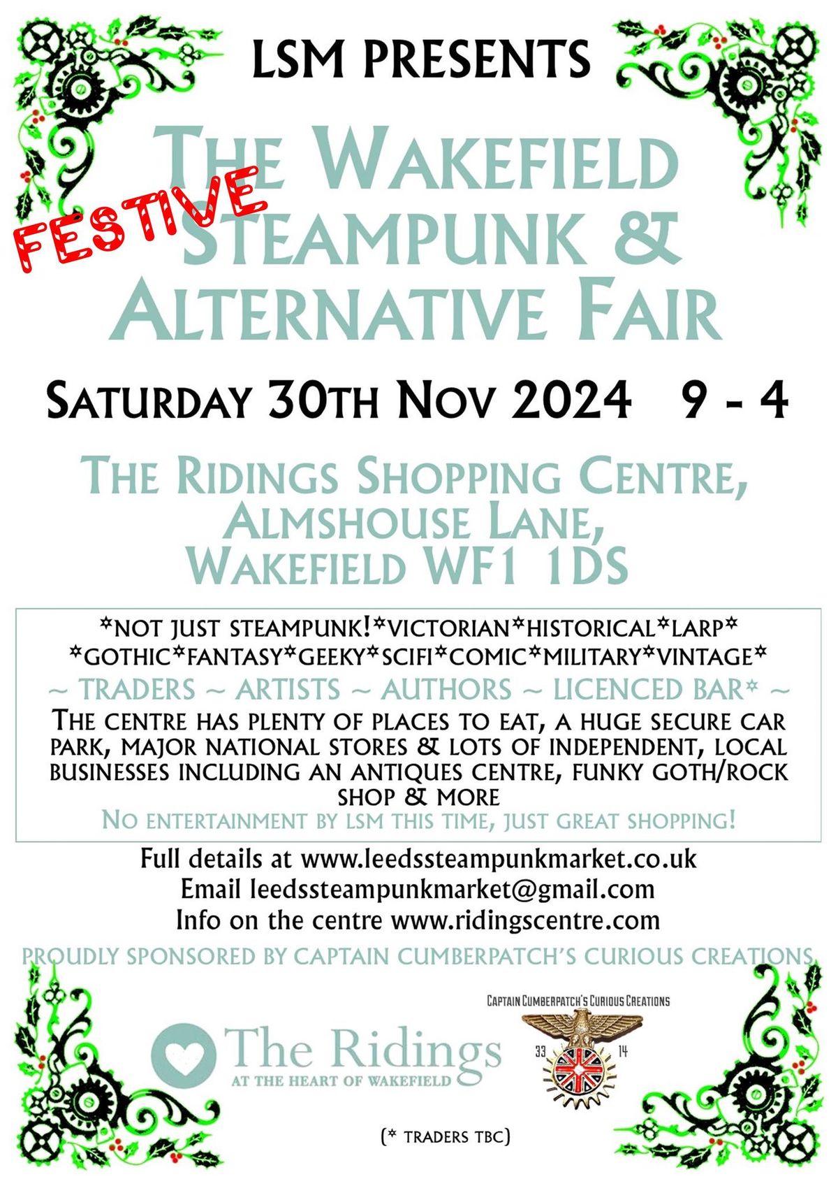 The Wakefield Festive Steampunk & Alternative Fair