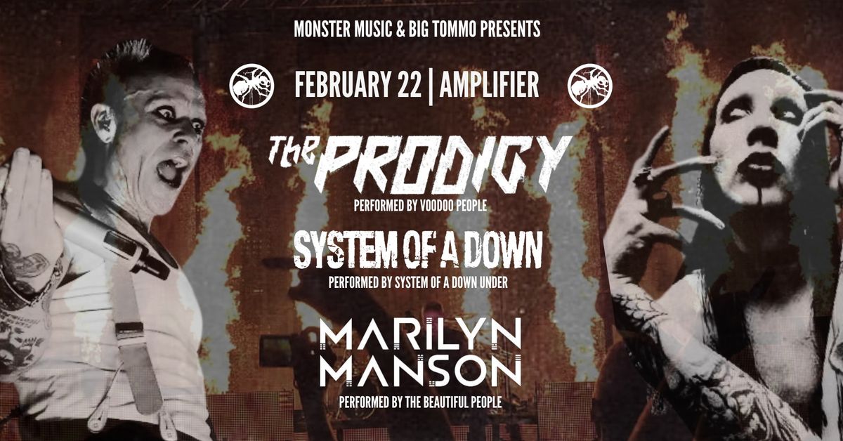 THE PRODIGY Perth Tribute Show w\/ System Of A Down & Marilyn Manson Tributes | Amplifier Bar