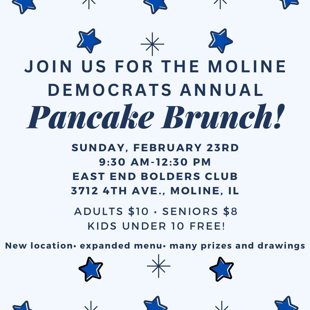 Moline Democrats Annual Pancake Brunch!