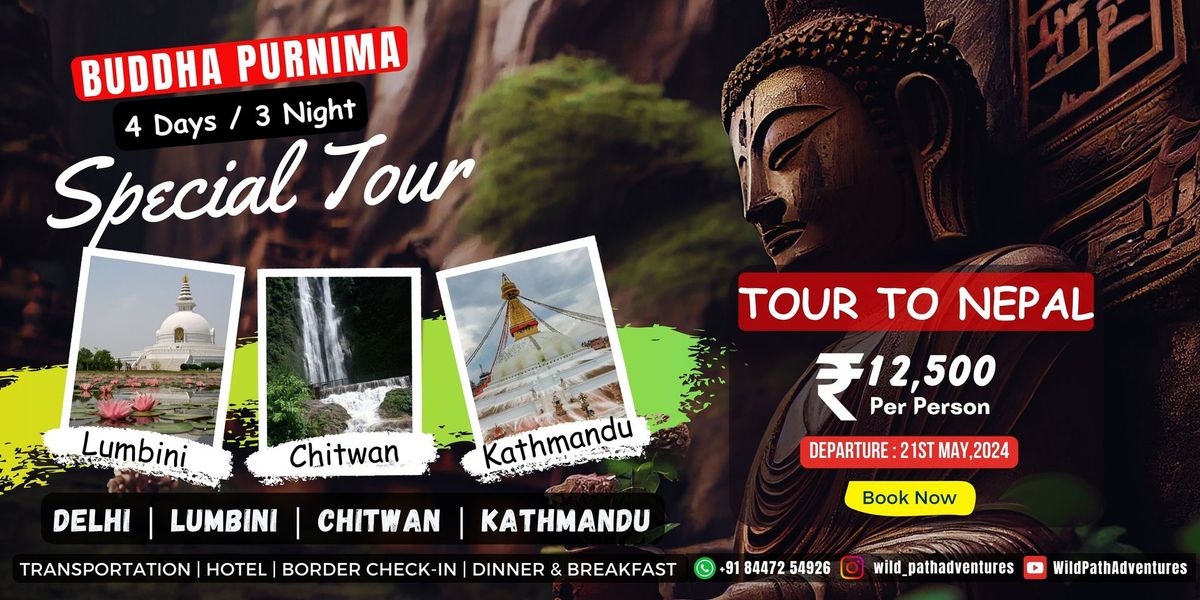 Buddha Purnima Special Tour from Delhi to Nepal