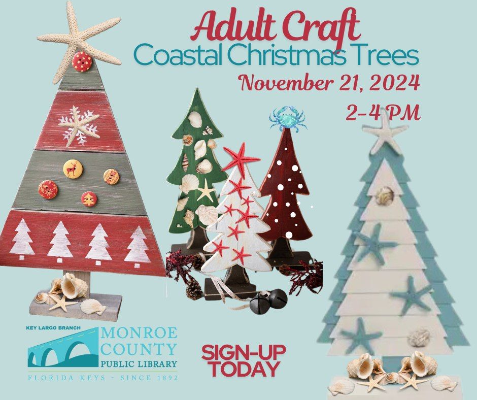 ADULT CRAFT: Costal Christmas Trees