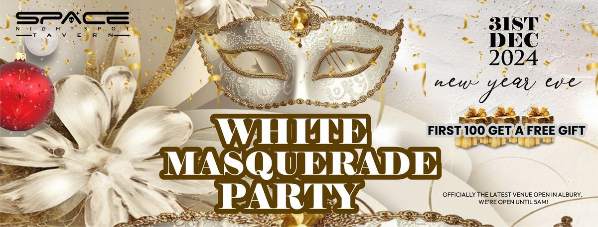 White Masquerade New Year\u2019s Eve Party 