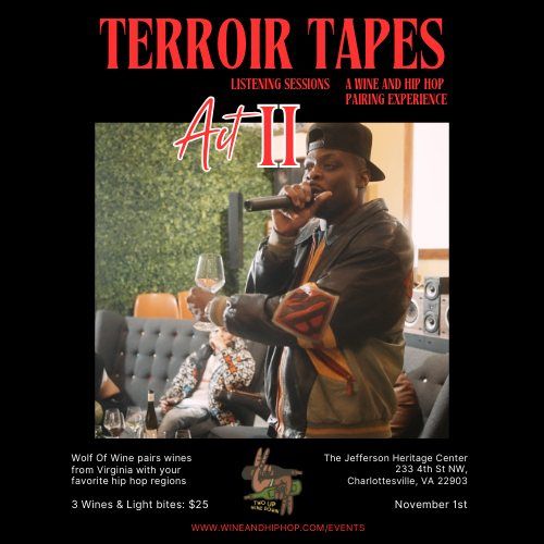 Wine and Hip Hop Terroir Tapes at Two Up Wine Down Wine Festival