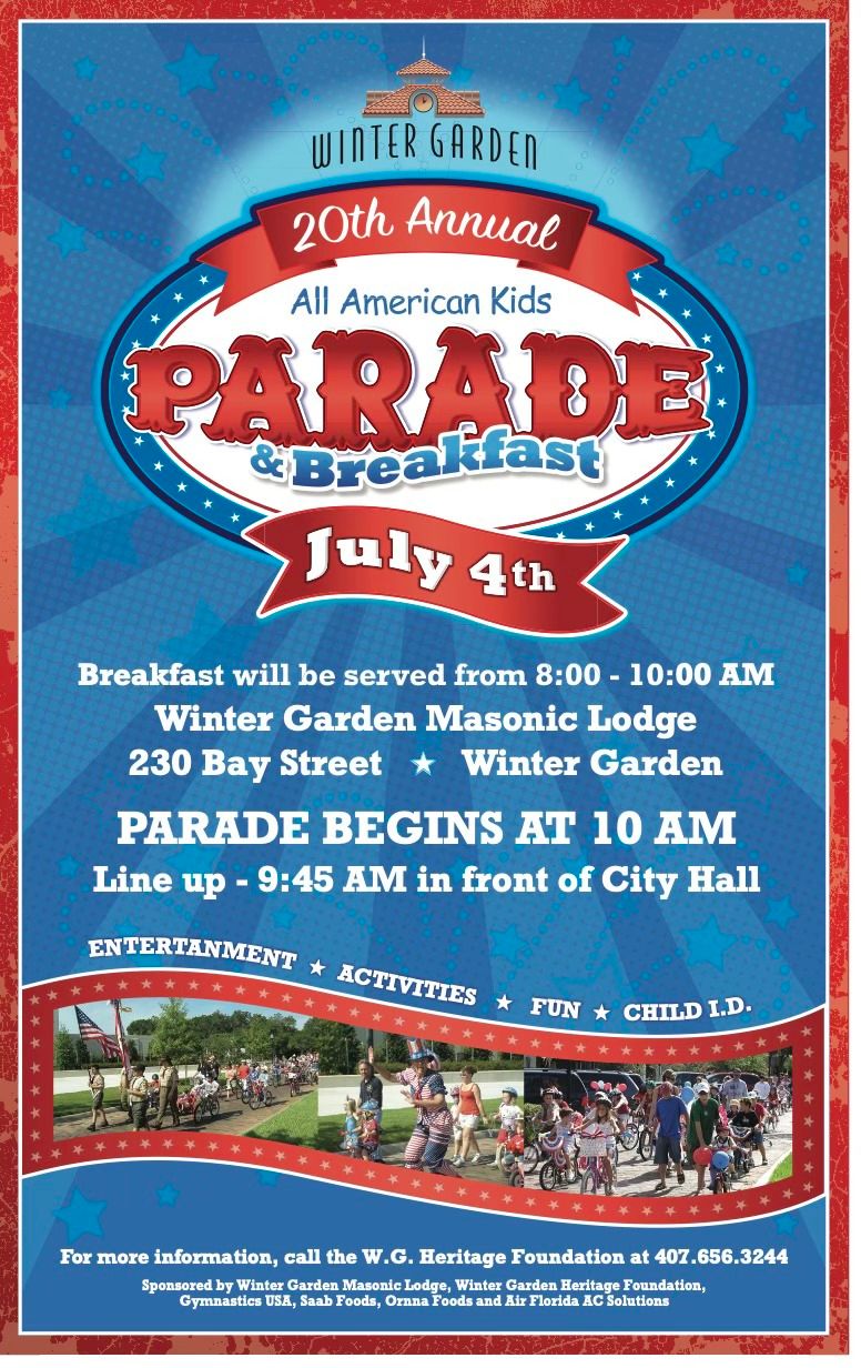 20th All Americans Kids Parade & Breakfast