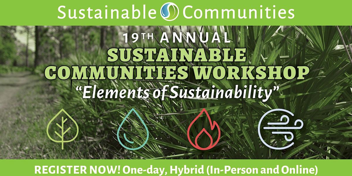 Sustainable Communities Workshop (in-person and online)